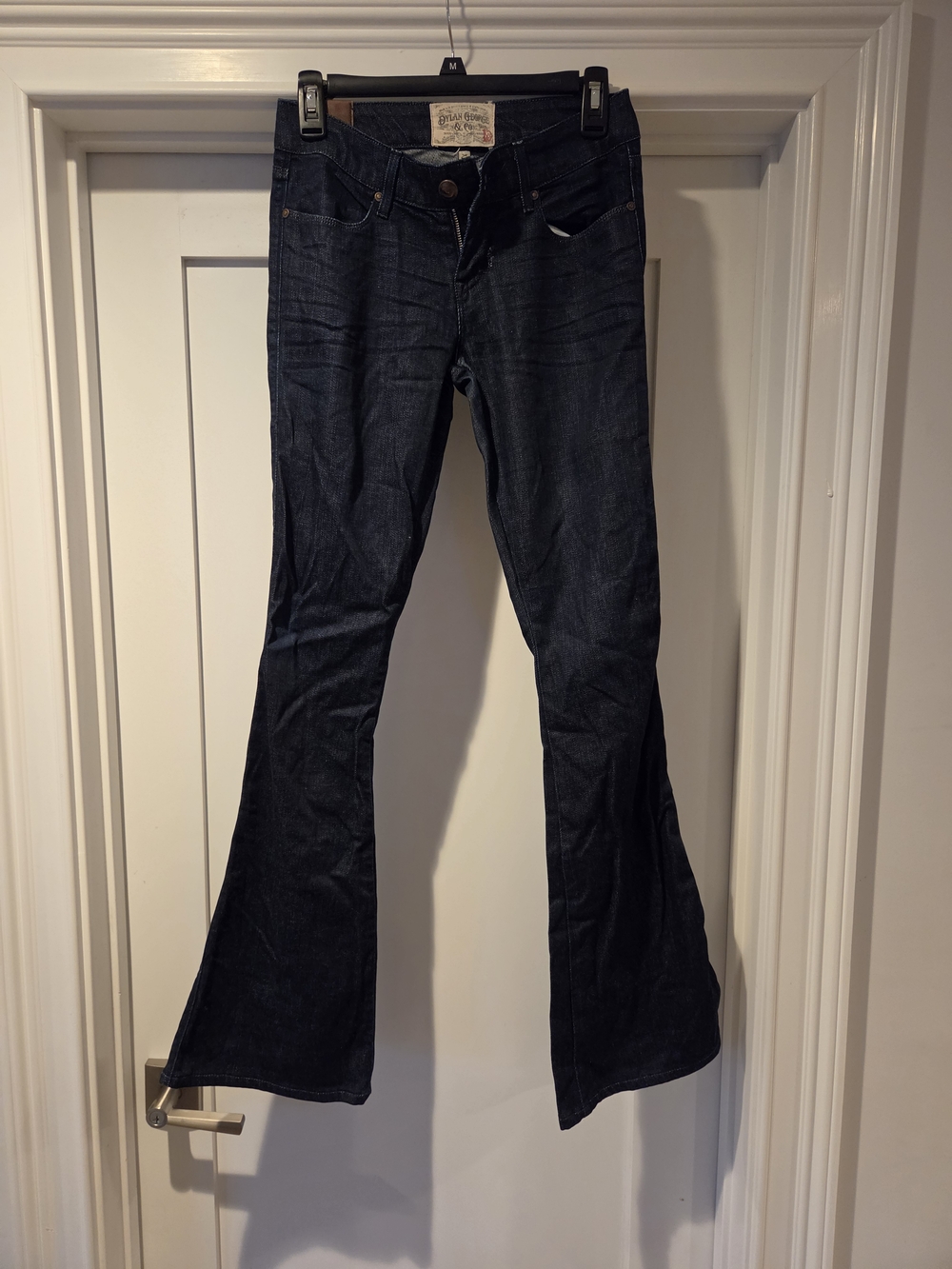 Dark Indigo Women's Flared Jeans - Bootcut Style